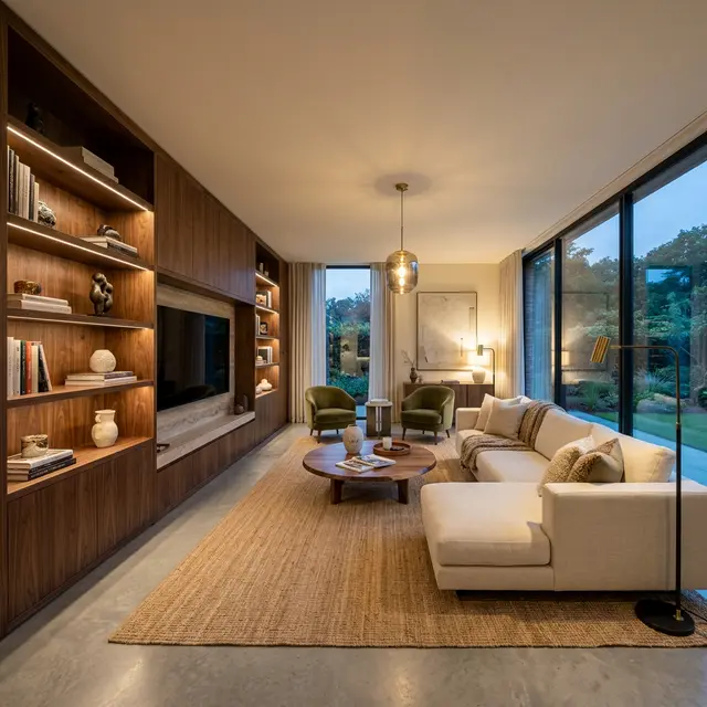 Premium custom furniture by Oakspire in a modern home